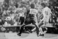 Länderspiel 1982: Spanien - Schweiz: Urquiaga, Barberis