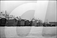 Schaustellerbetrieb im Winterlager 1942