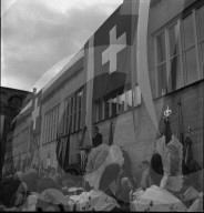 Max Petitpierre, freisinniger Volkstag in Luzern, 1948