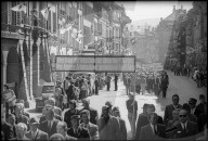 1. Mai Umzug in der Berner Innenstadt 1973