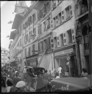 Place Palud nach Explosion eines Backofens, Lausanne 1950
