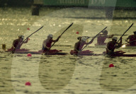 Atlanta 1996: das Schweizer Team, Kajak-Vierer 500m