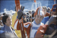 Ski WM St. Moritz 1974, Slalom: Sieger Gustav Thöni