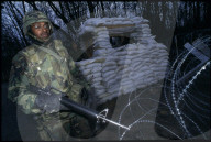 Tuzla 1996: Soldat auf Wache