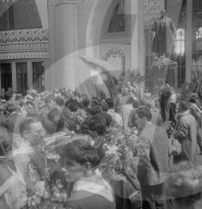 Schweizer am Weltjugendfestival in Moskau, 1957