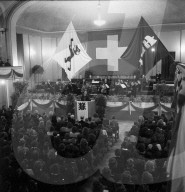 Bundesrat Etter spricht am Jungbürgertag in St. Gallen, 1944