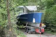 Greiffensee-Schif auf dem Weg von Luzern nach Uster, 2006