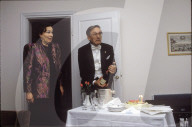 Richard Ernst und seine Ehefrau, Nobelpreisträger 1991
