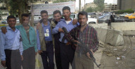 Polizisten in Bagdad