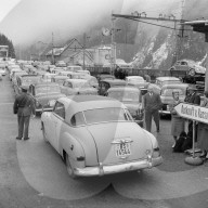 Osterverkehr in Göschenen, 1959