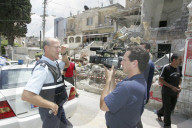 Reportage aus Haifa 2006: Polizeichef Nio Marasch gibt Interview