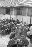 Ankunft von Flüchtlingen bei Schaanwald, 1945