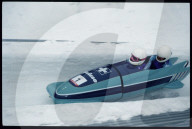 Igls-Innsbruck: Gustav Weder, Bruno Gerber 1991