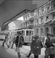 Paradeplatz in Zürich 1941