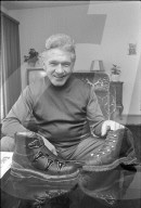 Hans Martin, Erfinder der Schnallenskischuhe, 1974