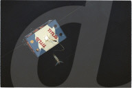 Gondel der Titlis-Bahn von unten mit Bungee-Jumper, 1996