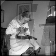 Brigitte Ueberwasser, Geigenbauerin, 1955