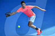 PEOPLE -  Australian Open:  Roger Federer trainiert in der Rod Laver Arena