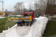 NEWS - Dresden: Vorbereitungen für den Ski-Weltcup am Königsufer