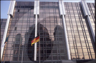 Palast der Republik, Spiegelung vom Dom, DDR
