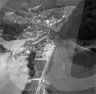 Einsturz der Autobahn nach Erdrutsch, Eptingen 1969
