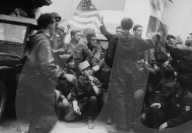 Alliierte US-Soldaten erreichen die schweizerische Grenze; 1944