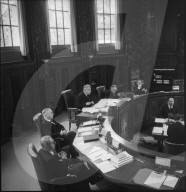 Bundesrichter während  Prozess gegen Schweizer Nazis, Nationalsozialisten; 1947