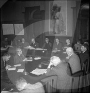 Presse-Orientierung im Bundeshaus, Bern 1947