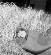 40. Marché-Concours Saignelégier, Bett im Kornfeld, 1943