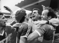 Cupsieger 1985, FC Aarau: Trainer Hitzfeld, Torschütze Iselin