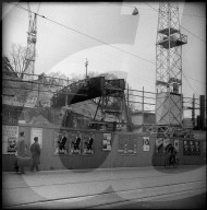 Abbruch der Passerelle am Bollwerk; 1960