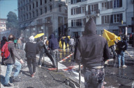 Krawalle anlässlich Blocher-Demonstration gegen EU 1995