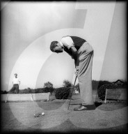 Jaime, Herzog von Segovia, beim Golfspielen um 1947