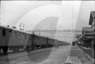 Russische Internierte verlasssen die Schweiz; 1945