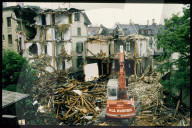 Hausabbruch in Zürich 1989