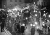 Dorfbewohner; Protest gegen Bauvorhaben des EMD; Waffenplatz Guldenthal
