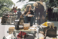 Flohmarkt in Zürich, 1972