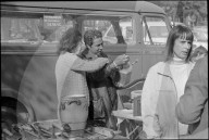 Flohmarkt in Zürich 1971