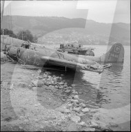 Nach WK 2: Bergung eines US-Bombers, Zug 1952