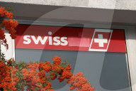 Zu Swiss umgewandeltes Swissair-Logo