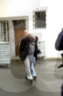 Der Mörder Egon Hug nach der Verhandlung im Obergericht