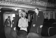Opernhauseröffnung: Alphons und Heidi Egli mit Thomas Wagner, 1984