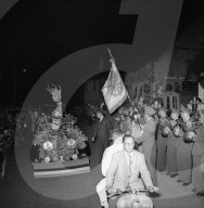 Empfang Ferdi Küblers in Adliswil nach dem WM-Titel 1951