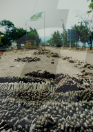 Beschlagnahmte Waffen in Ruanda 1994
