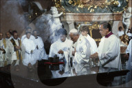 Papstbesuch Schweiz 1984, Einsiedeln: Weihung des neuen Altars