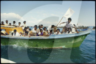 Flüchtlinge im Boot, Bürgerkrieg in Sri Lanka, 1987