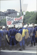 Jugend-Demonstrationen in Zürich 1980