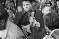 Muhammad Alis Ankunft in Zürich-Kloten 1971