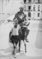 Tour de France 1950: Ferdi Kübler auf dem Weg zum Start