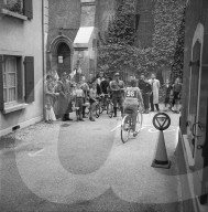 Obligatorische Veloprüfung in Lausanne, 1956
